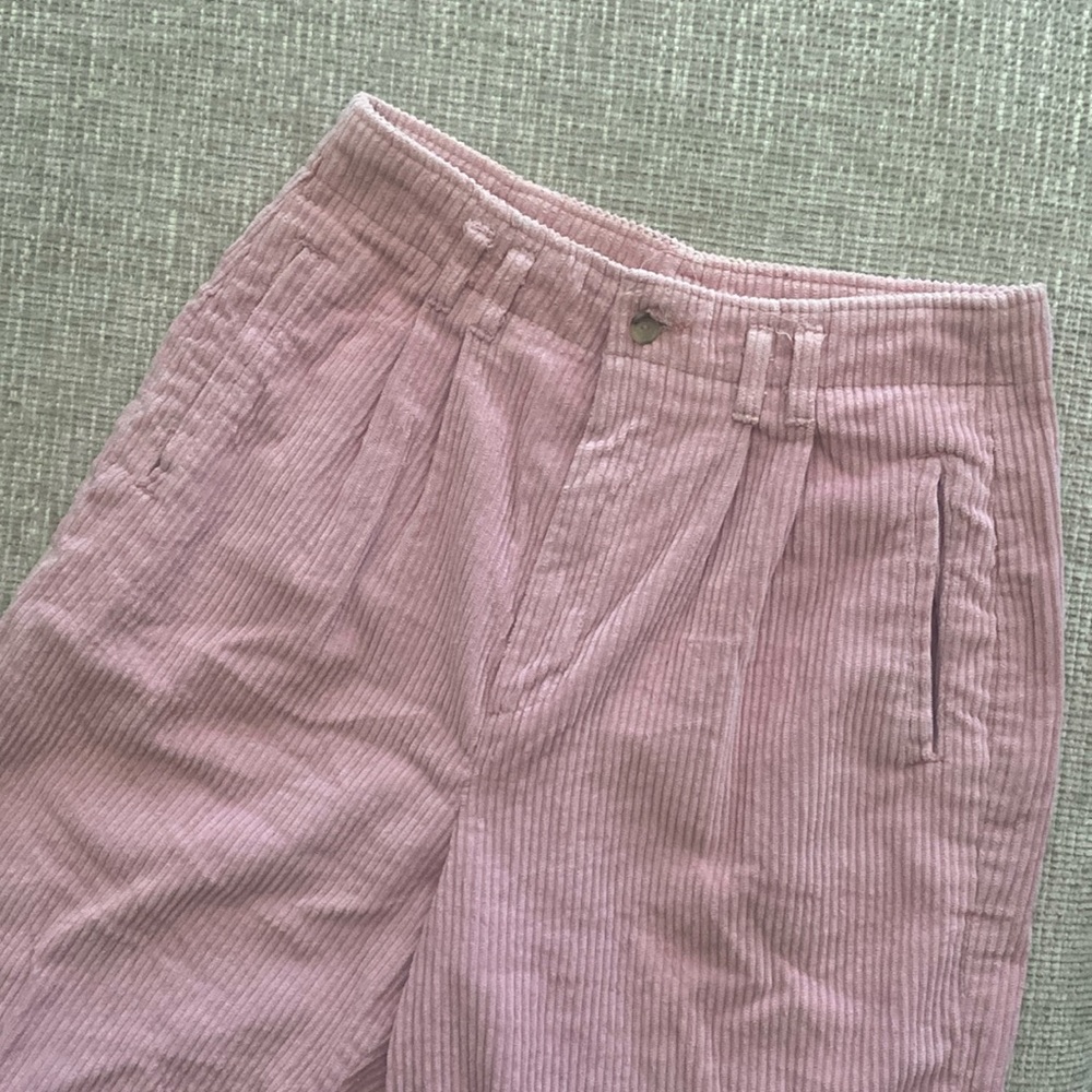 Bubblegum Pink Corduroy Pants